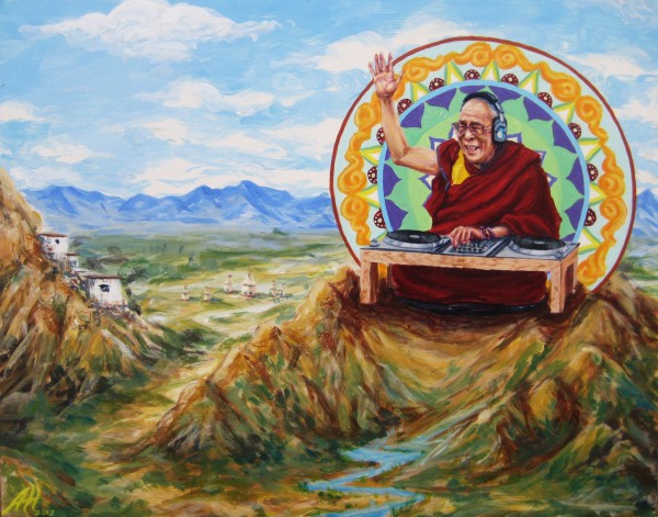 Arotin Hartounian, Dalai Lama, далай лама, далай лама диджей, диджей, прикольные картинки диджеев, диджей смеш картинки, картинки диджей, диджей картинки