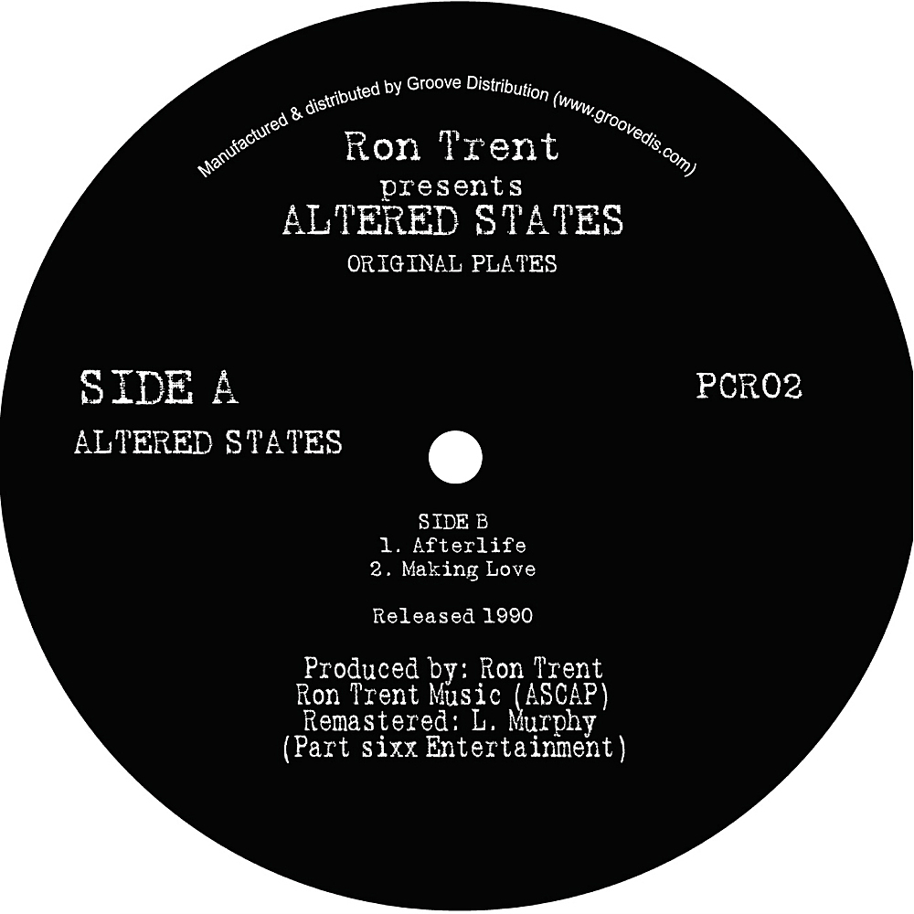 Ron Trent – Altered States (Warehouse Records), 1990