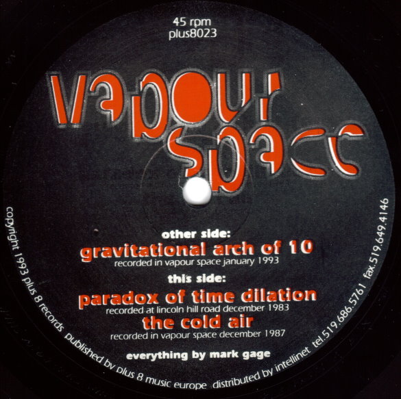 Vapourspace – Gravitational Arch Of 10 (Plus8), 1993