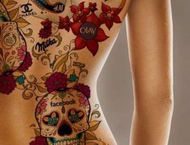 татуировки бренды, приверженность бренду, необычные татуировки, необычные татуир