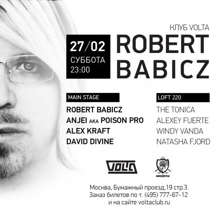27.02.2016 Robert Babicz @ Volta Club 